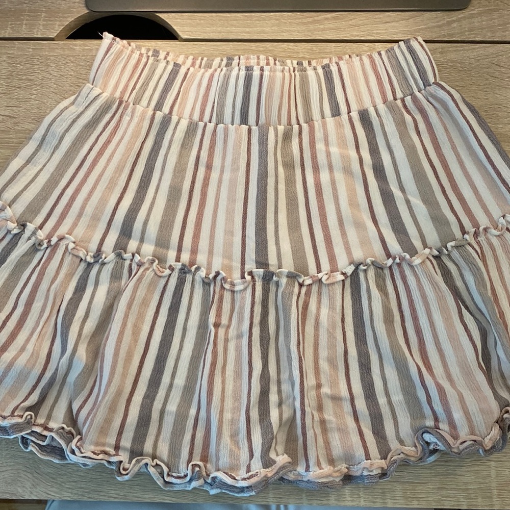 Striped Mini Skirt